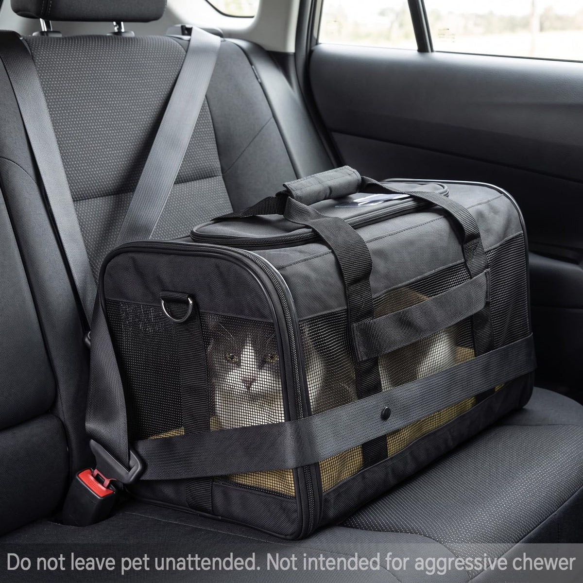 Cat Carrier Soft-Sided Pets Travel Carriers,Pink M