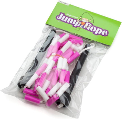 Rainbow Jump Rope with Plastic Beaded Segmentation, 7-Foot