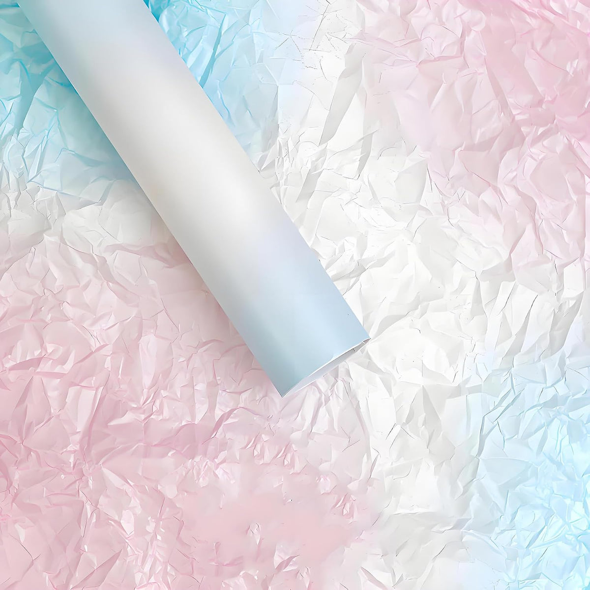 20 Sheets Pink Blue Gradient Gift Wrapping Paper for DIY, 20x27.5in