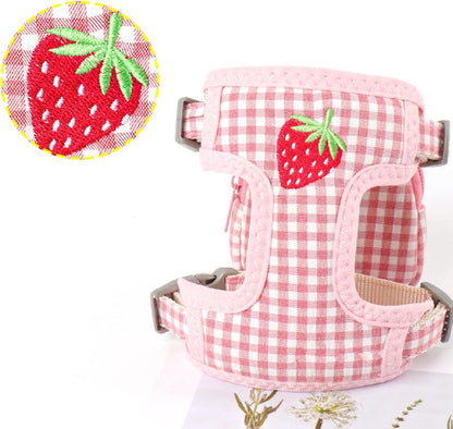 Pet Backpack Harness with Leash for Cat Small Dog Self Mini Carrier Back Pack Pocket Saddle Bags Puppy Bag with Training Lead Leash for Doggie Outdoor Travel Hiking Walking