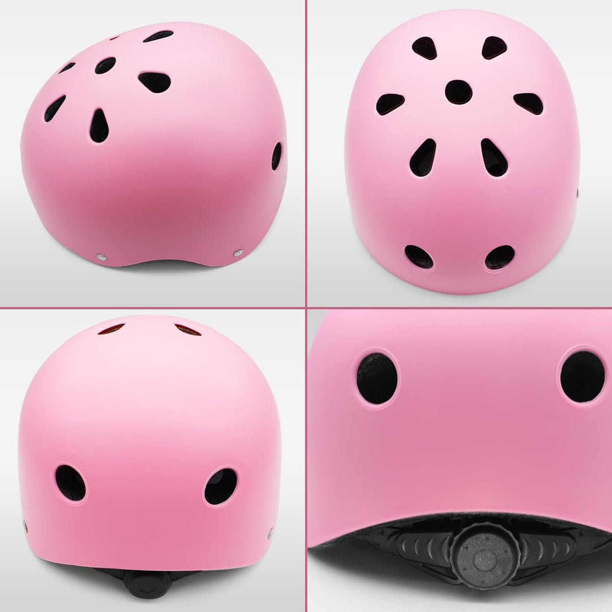 Kids Bike Helmet with Protective Gear Set, Toddler Skateboard Helmet for Ages 3-5-8 Boys Girls, Adjustable Safety Helmet with Knee Elbow Wrist Pads for Bicycling, Skating, BMX