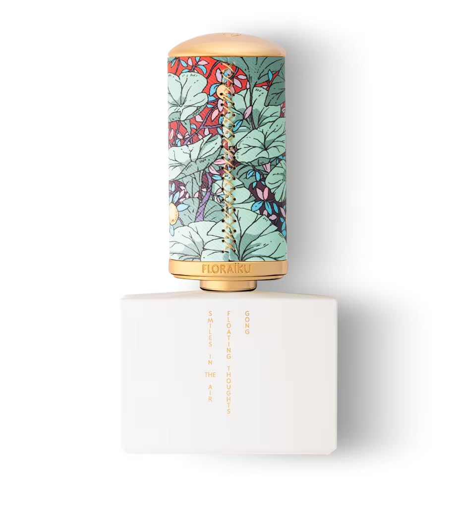 Floraiku Gong Eau De Parfum Set for Unisex, 1.6 Oz + 0.33 Oz Spray – Woody Spicy Scent with Italian Mandarin, Pink Pepper & Sandalwood – Inspired by Japanese Tea Ceremony and Dorayaki Accord