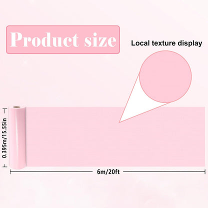 Pink Bulletin Board Roll Non-Woven Fabric Poster 15.55" x20ft