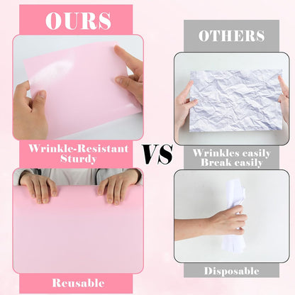 Pink Bulletin Board Roll Non-Woven Fabric Poster 15.55" x20ft