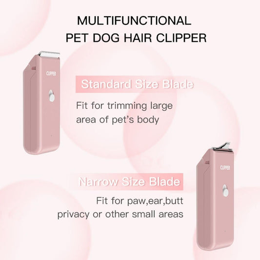 Dog Cat Home Hair Waterproof Clipper Portable Pet Shaver