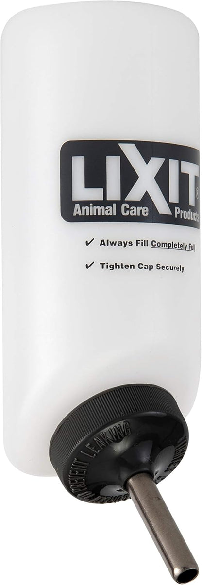 Lixit Pet Wide Mouth Water Bottle (16 oz), translucent, 8802