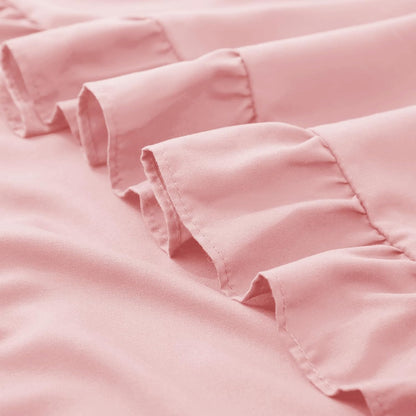 Light Pink Lumbar Pillow Covers 36x14 Inch Set of 1