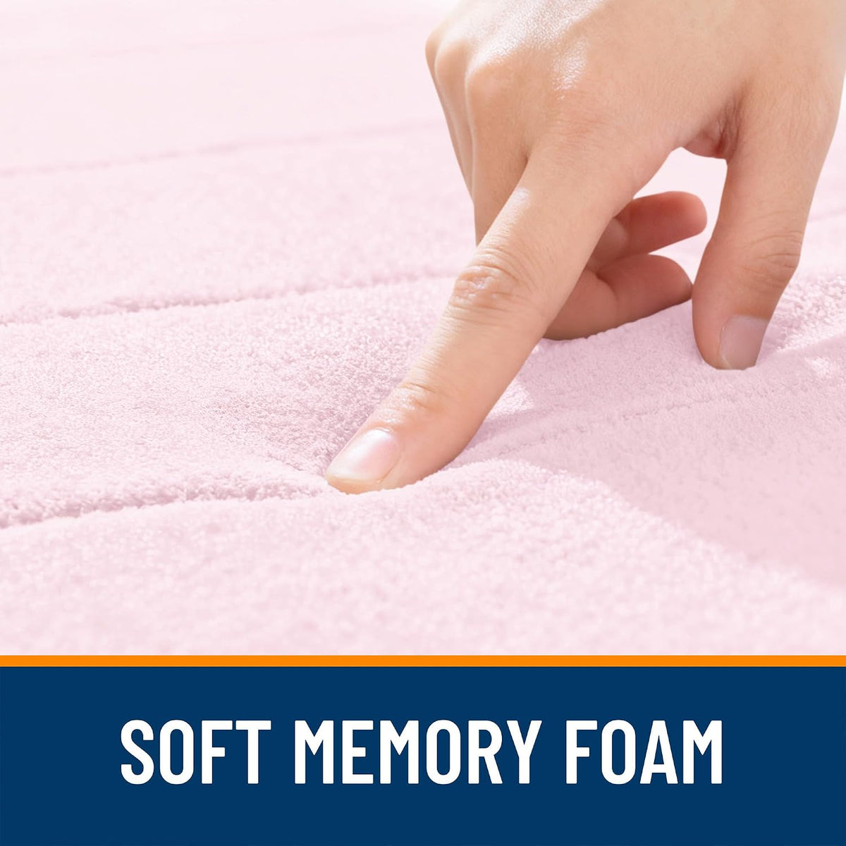 Memory Foam Bath Mat 30x20, Super Soft and Absorbent Bathroom Rugs