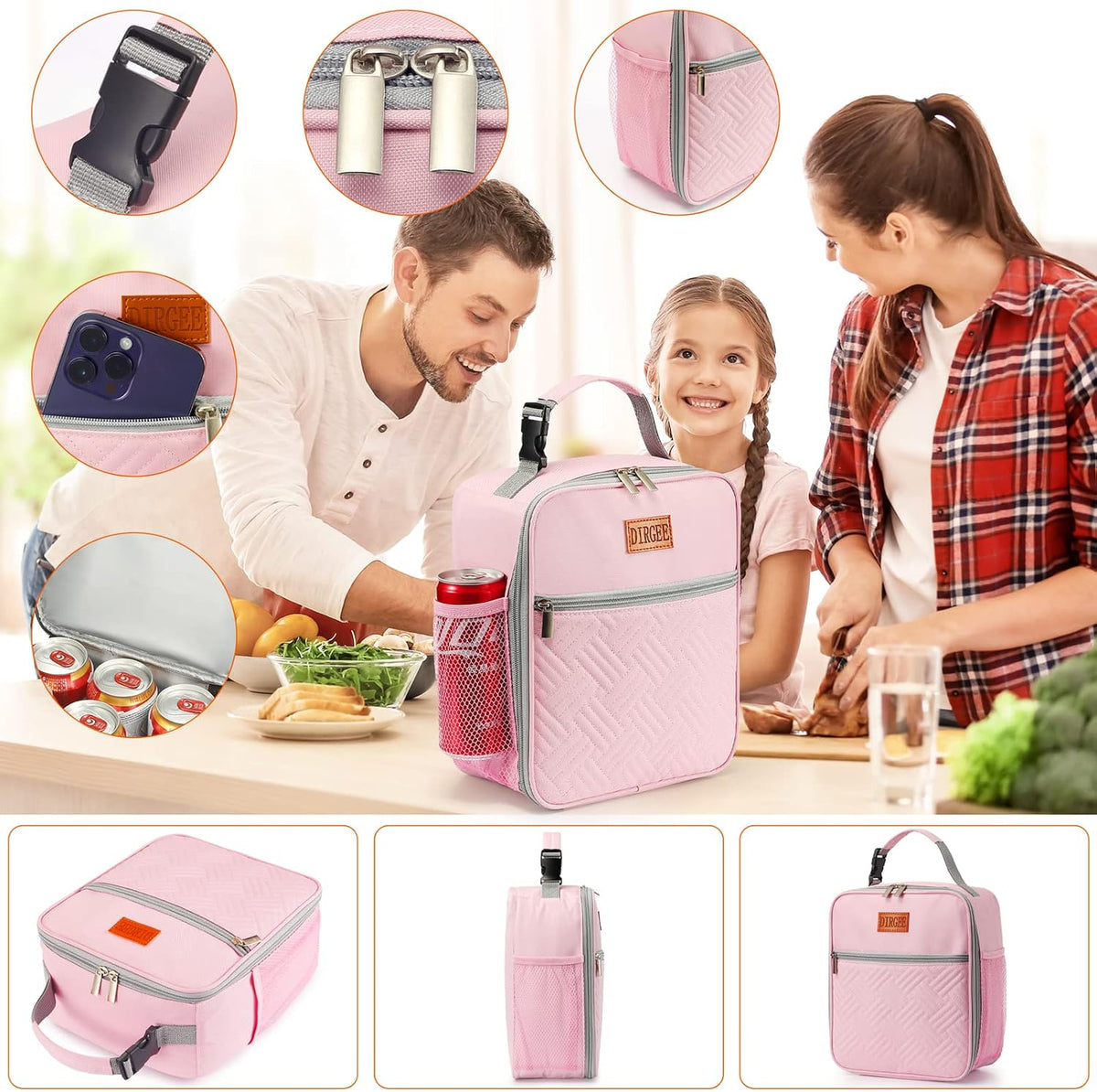 Lunch Bag for Women Insulated Lunch Bag For Men Adults Small Lunch Bag