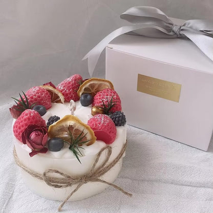 Luxury Candle Collection – Strawberry, Peach & Apple Scents | Handmade Decorative Aromatherapy Candles | Perfect for Birthdays, Holidays & Home Décor