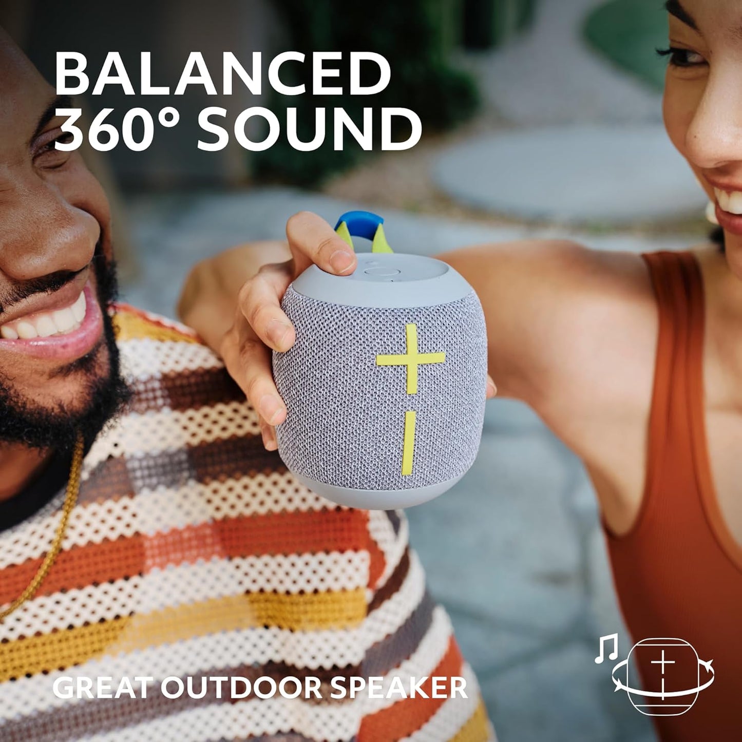 Ultimate Ears WONDERBOOM 4 Portable Waterproof Bluetooth Speaker with Balanced 360-Degree Sound and Bass, Dustproof Floating Speaker with 131ft (40m) Range - Pink