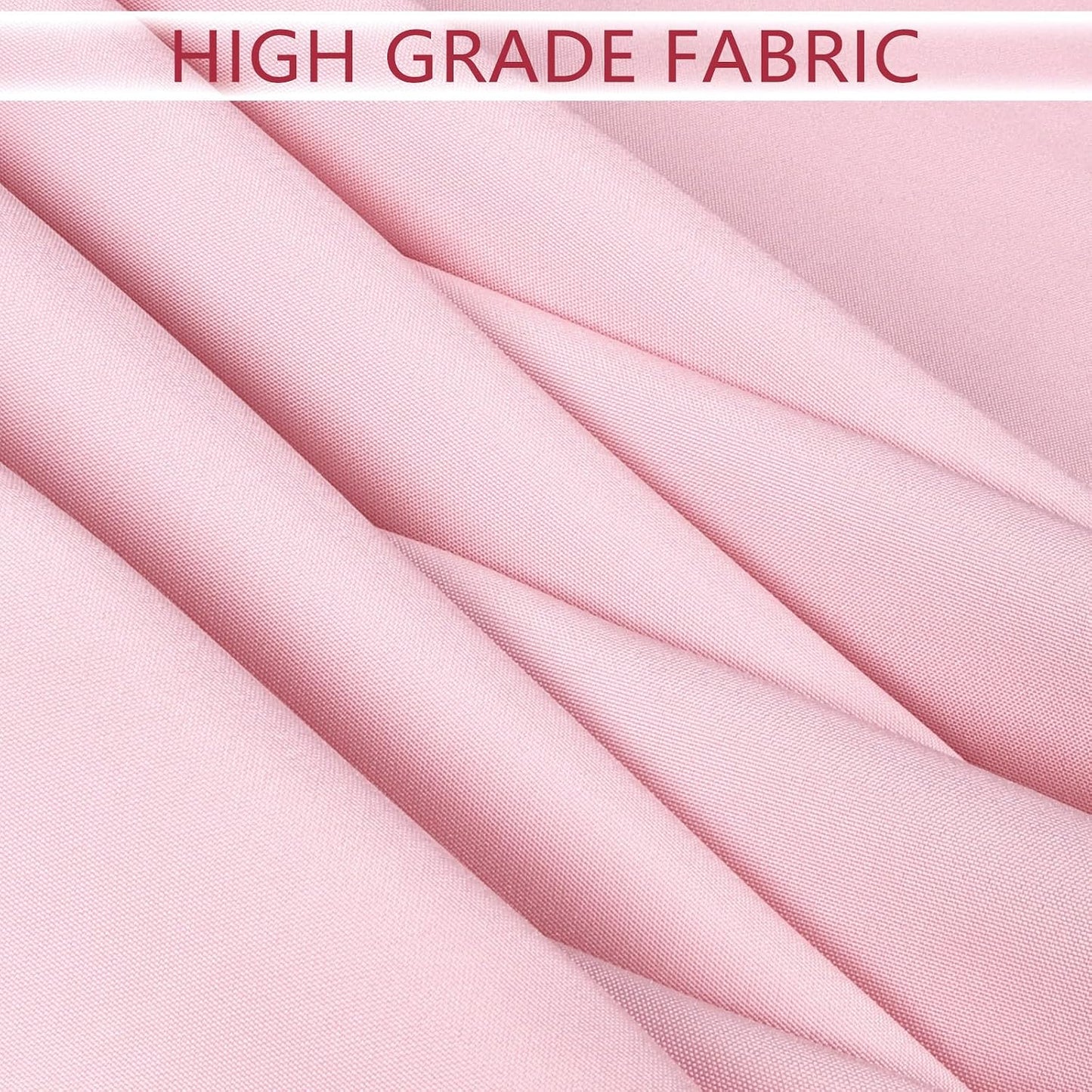 8 Packs 120 Inch Pink Round Tablecloth for Circle Tables, Washable Polyester Tablecloths, Wrinkle Resistant Table Cloth for Wedding Party Banquet Dining