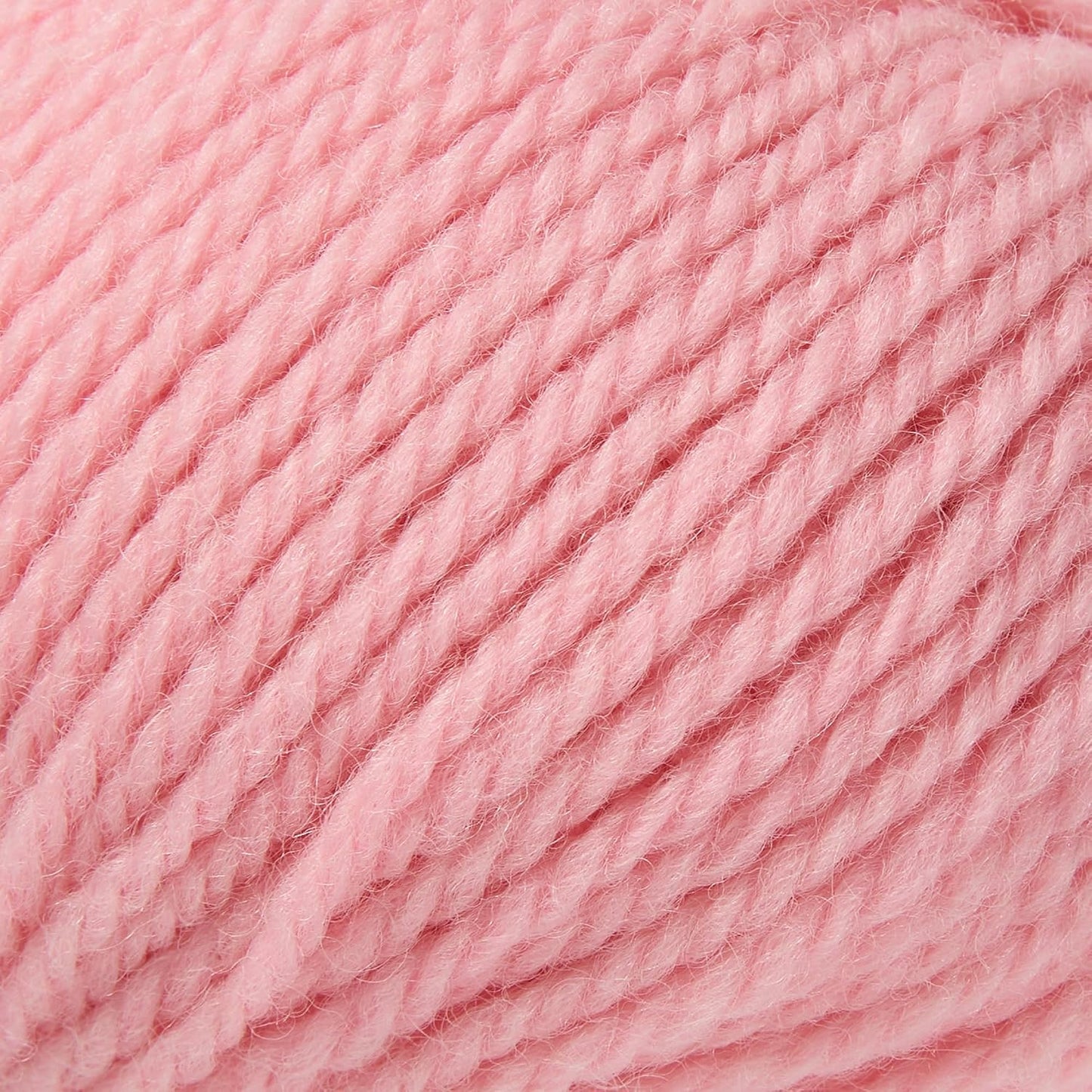 100% Merino Wool Yarn, 3-Ply Luxurious and Soft Yarn for Hand Knitting & Crocheting (Pink,1Ball)
