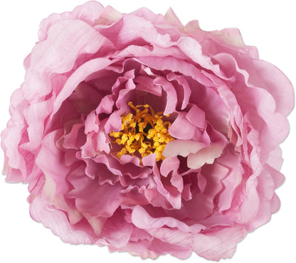 DII Beautiful Peony Flower Napkin Rings Pink, 4 Piece