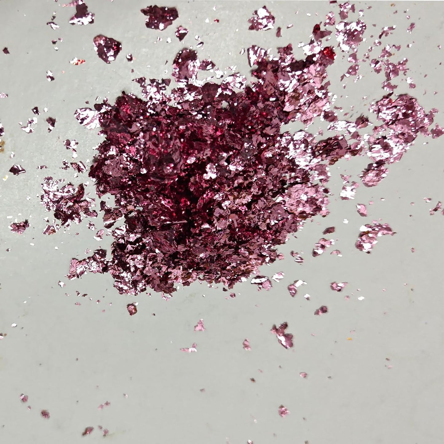 Gilding Flakes Leaf Flakes Gilding Variegated Gold Foils for Art Supplies,Resin,Nails,Painting,Crafts (Peach Purple)