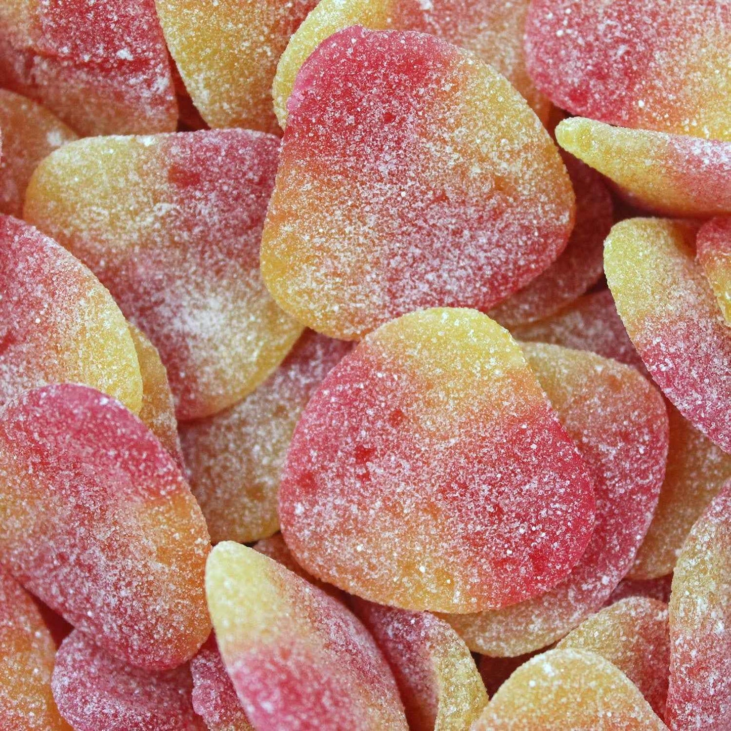 Haribo Happy Peaches | Sweet Peach Gummy Candy with Sugar Coating |185g 6.5 ounce