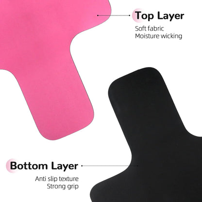 Non Slip Pilates Reformer Mat, Soft Suede Velvet Pilates Towel Mat, Pilates Mat with Multiple Equipment, Lightweight and Foldable, Sweat Wicking and Quick Drying, For Yoga and Fitness (Pink)