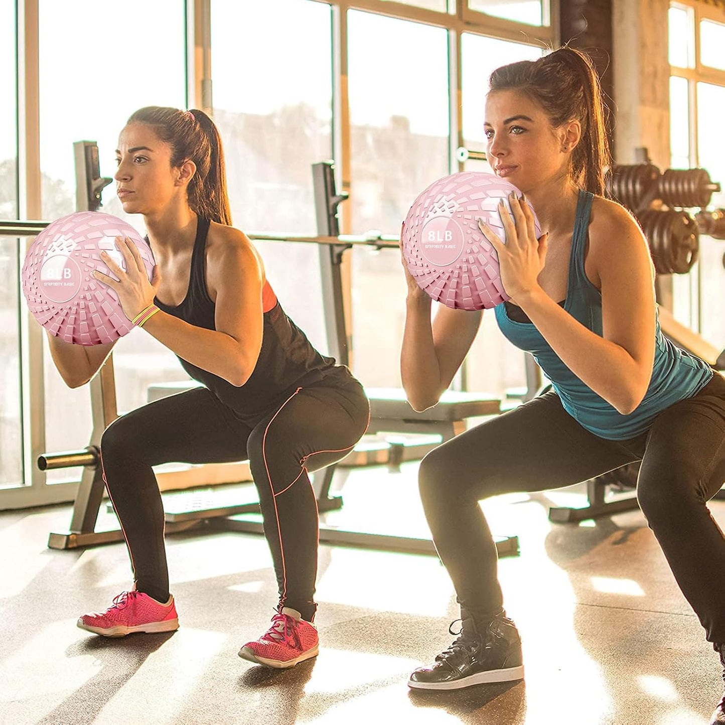 Medicine Ball 8, 10 lbs Slam Ball Weighted Balls for Exercise Strength and Crossfit Workout