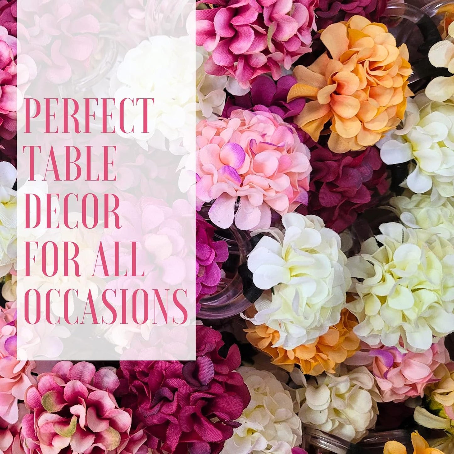 Maison Charlo | Set of 4 Light Pink Chrysanthemum Charm Napkin Rings | Perfect for Weddings, Banquets, Birthdays, Mother's Day and Easter
