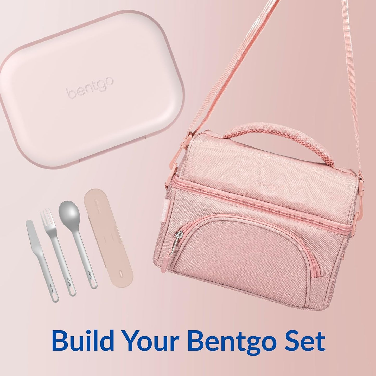 Bentgo Chill Max Leak-Proof XL Lunch Box - Included Ice Pack Keeps Food Cold; 5-Cup Capacity for Ages 8+, 3 or 4 Compartment Bento Box, BPA-Free, Dishwasher Safe (Pink Cloud & Blush)