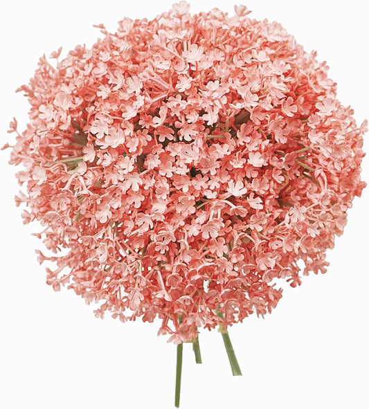 Babys Breaths Artificial Flower Bouquets, 12 Pcs Small Fake Babys Breath Faux Gypsophila Flowers for Home Office Party Decor, Baby Shower, Bridal Wedding Bouquet, Table Centerpieces