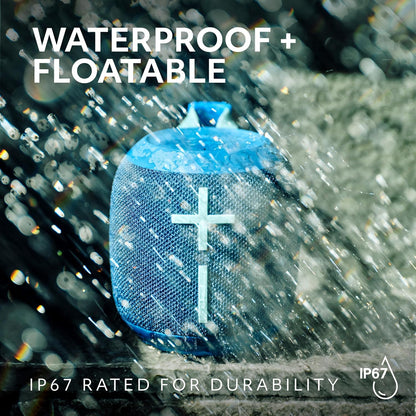Ultimate Ears WONDERBOOM 4 Portable Waterproof Bluetooth Speaker with Balanced 360-Degree Sound and Bass, Dustproof Floating Speaker with 131ft (40m) Range - Pink