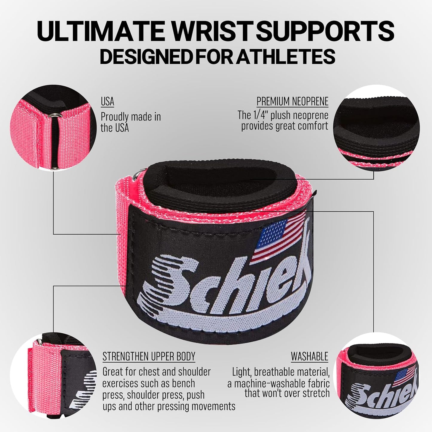 Schiek Sports Model 1100 WS Ultimate Weightlifting Wrist