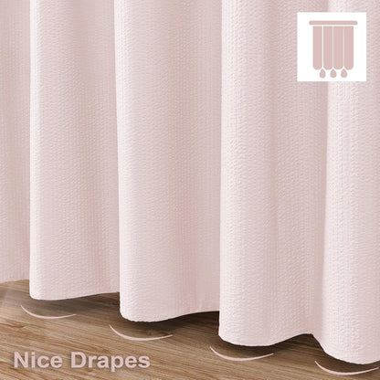 OVZME Berry Pink Shower Curtain, Kids Bathroom Curtain 72 Inch Long, 3D Embossed Fabric Waffle Shower Curtain, Luxury Hotel Quality Bathroom Curtain, 72 x 72 Inches