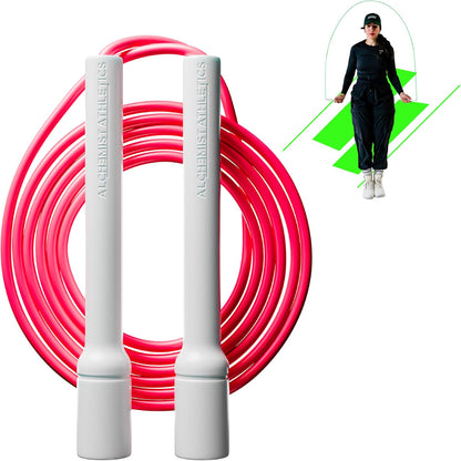 Speed Jump Rope – Adjustable 10ft Skipping Rope for Women, Men & Kids, Beginner Friendly with 5mm PVC Cord, Shatterproof Handles, Tangle-Free for Boxing, CrossFit, HIIT, Cardio, Fitness & Home Workout