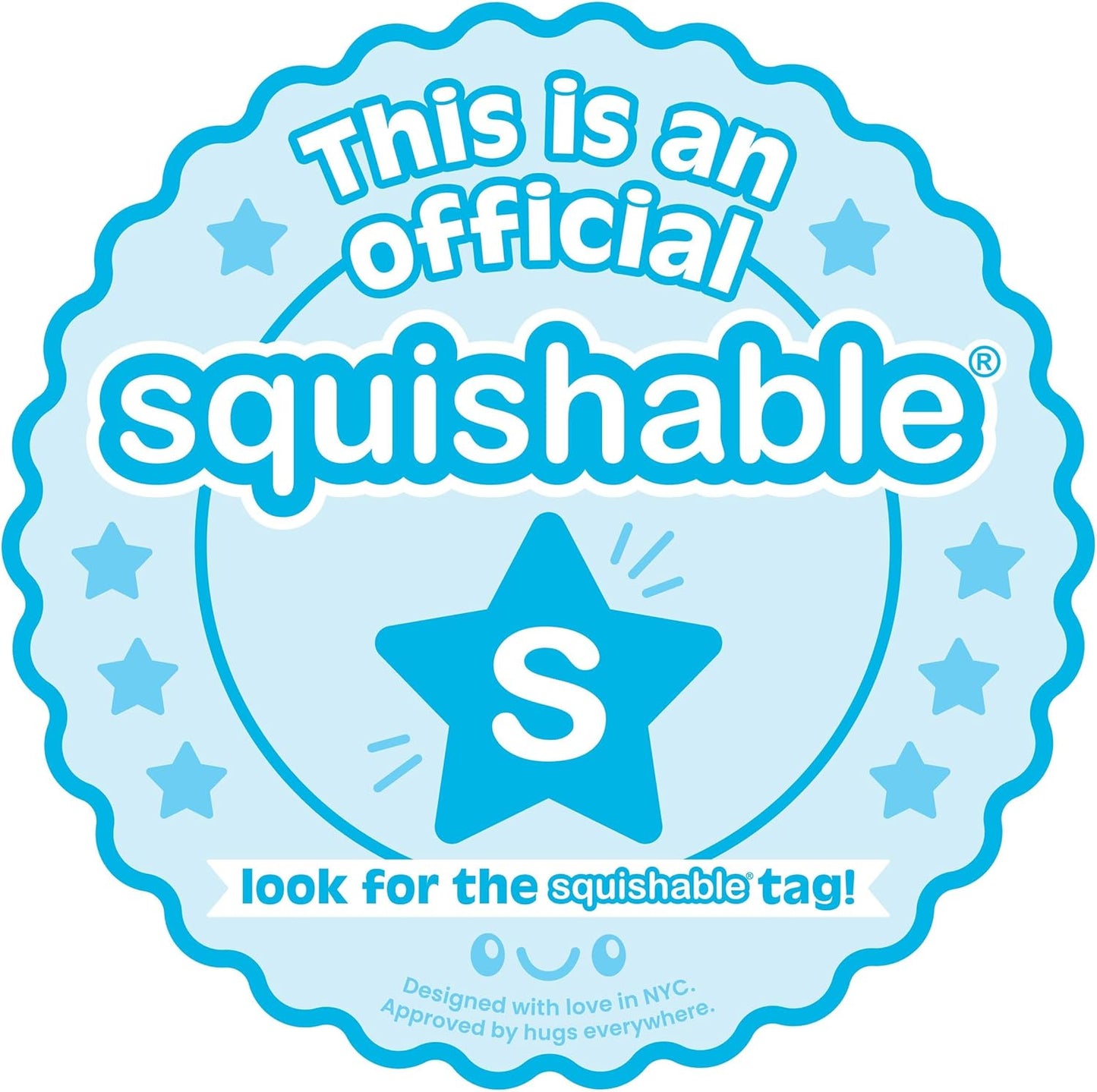 Squishable - Snugglemi Snackers Peach - Comfort Food Collection - 6.5 in - Soft Toy Collectible Stuffed Animal - Beans
