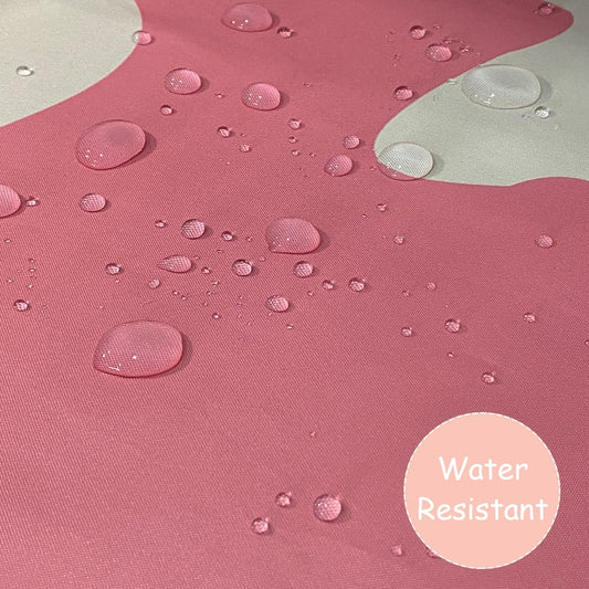 Better Late Than Ugly Shower Curtain - Cute Shower Curtain for Bathroom Pink Letter Print Funky Aesthetic Decor Waterproof Bathroom Curtains Set with 12 Rustproof Hooks (Pink, W 72" x H 72")
