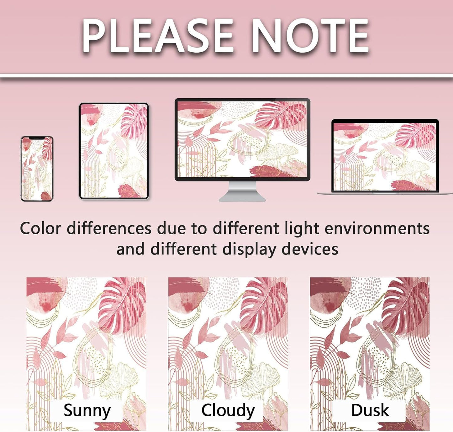Light Pink and White Shower Curtain Girly Blush Pale Pink Mid Century Modern Shower Curtains for Girls Bathroom Decor, Waterproof Cloth Fabric with Hooks, 70" W x 72" L