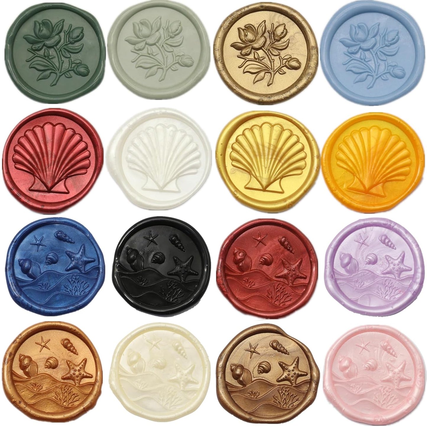 Pearl Pink Wax Seal Beads Set - 400pcs Octagon Sealing Beads for Wax Seal Stamp, Gift Wrapping & Letter Sealing