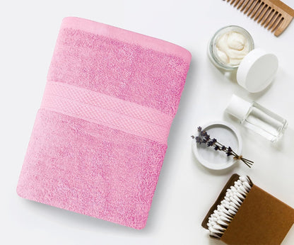 Avalon Towels Bath Towels for Bathroom 100% Cotton Pink Bathroom Towels Pack of 12 (24x48 inches) - Quick Drying Bath Towels Set Small, Light Weight & Absorbent Perfect Gym & Pool Towel Set