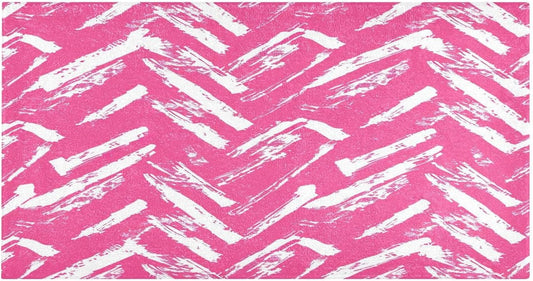 Bath Mat, Soft Absorbent Non Slip Bath Rug, Abstract Pink Stripe Bath Mats for Bathroom, Living Room Bedroom Home Mat Floor, Dry Quickly, Machine Washable 20 x 39 Inch