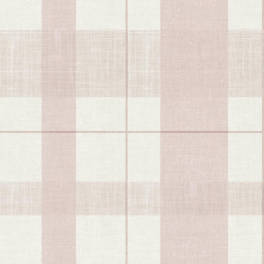Timeet Modern Peel and Stick Wallpaper Pink Boho Contact Paper Plaid Wallpaper Waterproof Self Adhesive Removable Textured Wall Paper for Bedroom Bathroom Cabinets Wall Decor Vinyl 17.3" x 80"