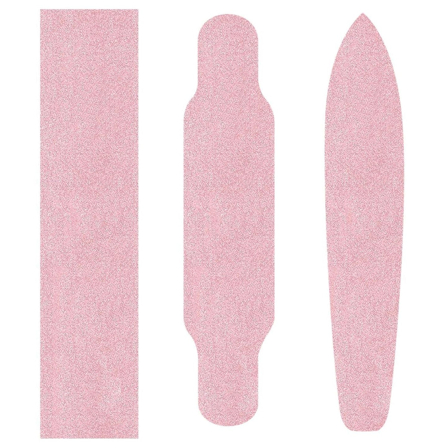 ODAWA Light Pink Skateboard Grip Tape Sheet Waterproof Longboard Griptape Sandpaper for Rollerboard 9.1.1x 33.1 Inch