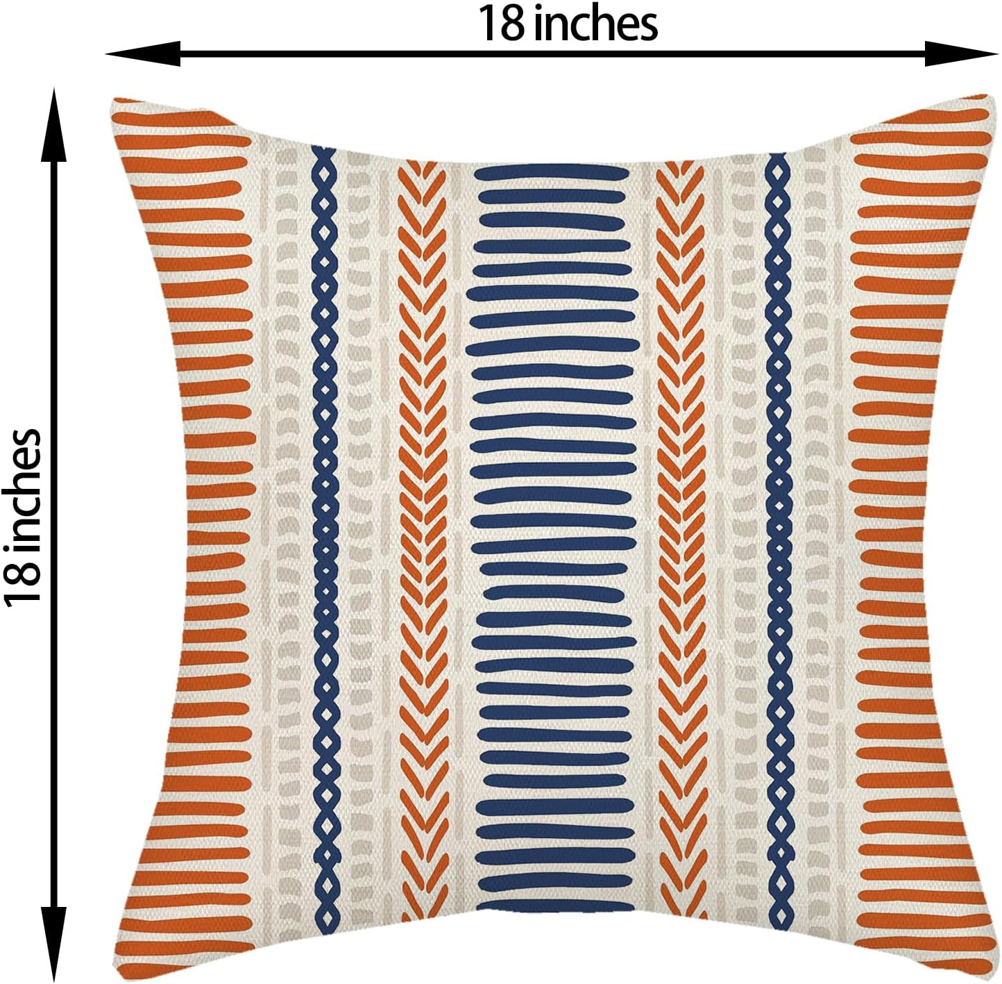 Pink Sage Green Pillow Covers 18x18 Inch 2 Pcs Boho Preppy Polka Dots Striped Decor Throw Pillows Modern Geometric Outdoor Farmhouse Decoration Pillowcase Linen Cushion Cover for Couch Sofa