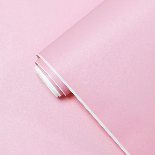 Yasinet 17.71" X 118" Pink Wallpaper Solid Color Peel and Stick Wallpaper Pink Contact Pape Modern Removable Self Adhesive Wall Paper for Badroom Covering Cabinet Countertop Vinyl Roll