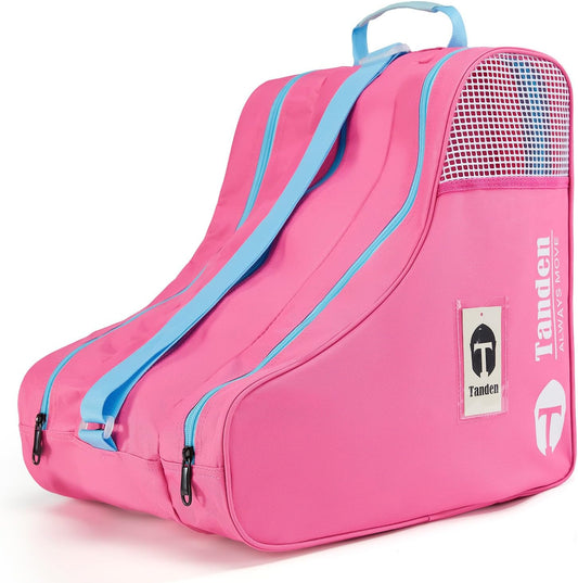 Tanden Roller Skate Bag Ice Skate Bag for Kids and Adult, Roller Blade Bag Figure Ice Skating Bag to Carry Ice Skates Inline Skate Bag