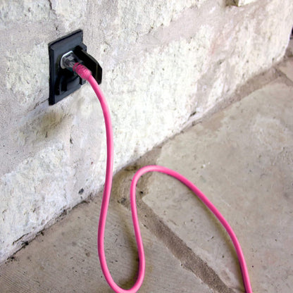 25 ft Outdoor Extension Cord Waterproof - 14 Gauge Heavy Duty Extension Cord 25 ft - Lighted Outdoor Extension Cords - Watts Wire - 25' Grounded - extensiones electricas