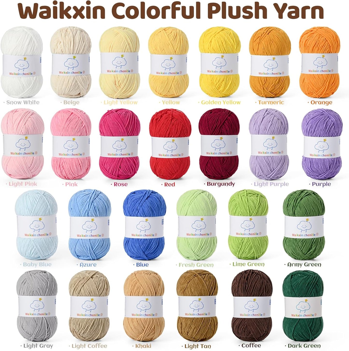 Fluffy Chenille Yarn for Crocheting, Baby Yarn for Crocheting Soft, 4 Pack of 100g/3.52oz Velvet Amigurumi Yarn, Fingering Weight Yarns for Crocheting Baby Blankets、DIY Craft.(4 Pink)