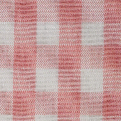 DII Gingham Check Tabletop Collection, Pink, Placemat Set