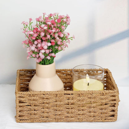 120 PCS Babys Breath Artificial Flowers - Real Touch Fake Gypsophila for DIY Wedding Arches Floral Arrangements Bouquets Centerpieces Decorations - Pink