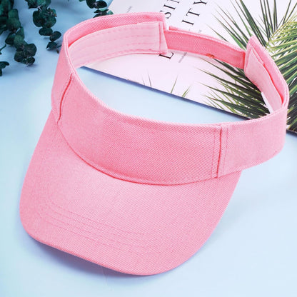 Marrywindix 1 Piece of Sport Wear Athletic Visor Sun Sports Visor Hat Visor Adjustable Cap for Women and Men (One Size)