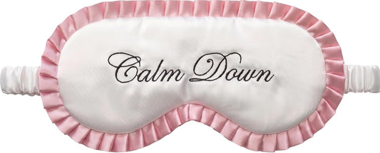 Satin Sleep Mask - Calm Down - Pink