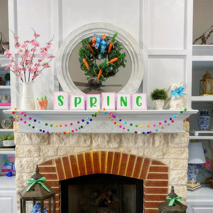 4 Pcs Cherry Blossom Branches Fake Flowers for Spring Summer Indoor Home Decor 32" Pink Faux Artificial Cherry Flowers Long Stems for Vase Wedding Office Party Table Centerpieces Bedroom Decor
