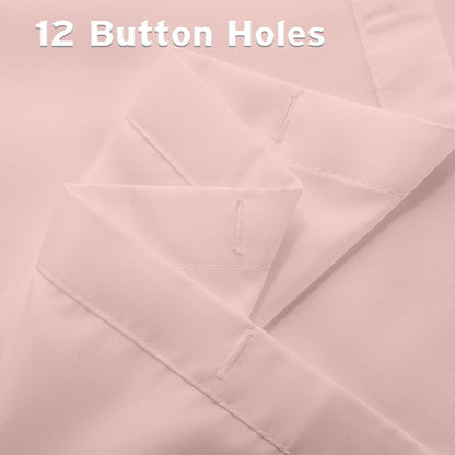 Titanker Waterproof Shower Curtain Liner Fabric, Blush Pink Shower Curtain Liner with Magnets, Cloth Shower Liner Soft, Lightweight, Machine Washable, 70 x 72 Inches