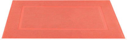 100% Cotton Bath Mats for Bathroom Floor Set of 2 Pack, 20x34 Soft Absorbent Washable Quick Dry Tub Bathmat, Coral