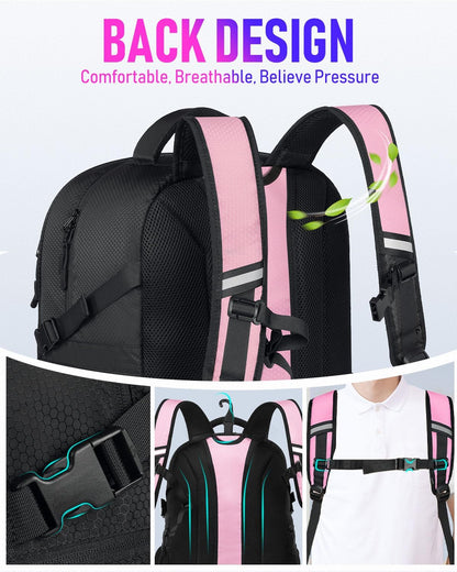 LOINTET Basketball Bag Backpack with Ball Holder Shoes Compartment, Large Basketball Accessories Sports Bag